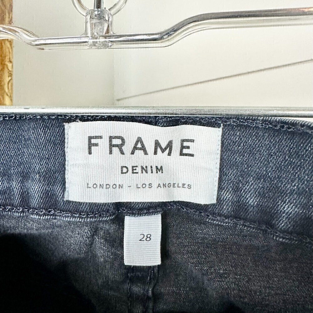 Frame Denim Le Skinny de Jeanne Manor Ave Mid Rise Size 28 - Picture 4 of 6